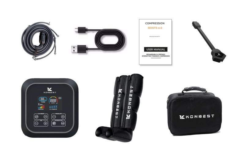 Konbest 9490C Air Compression Boots What's In Box