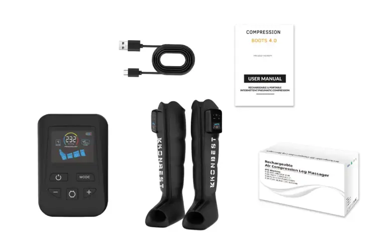 Konbest 9490ProE Air Compression Boots What's In Box