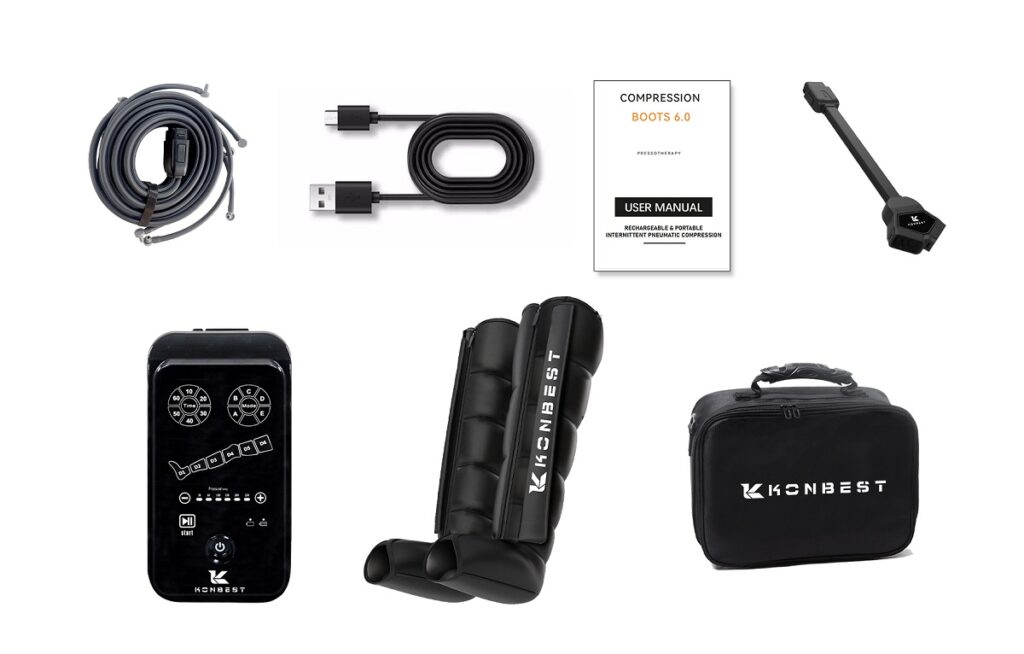 Konbest 9690 Air Compression Boots What's In Box