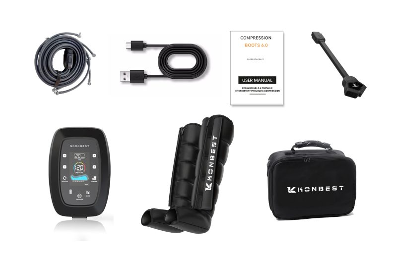 Konbest 9690K-C Air Compression Boots What's In Box