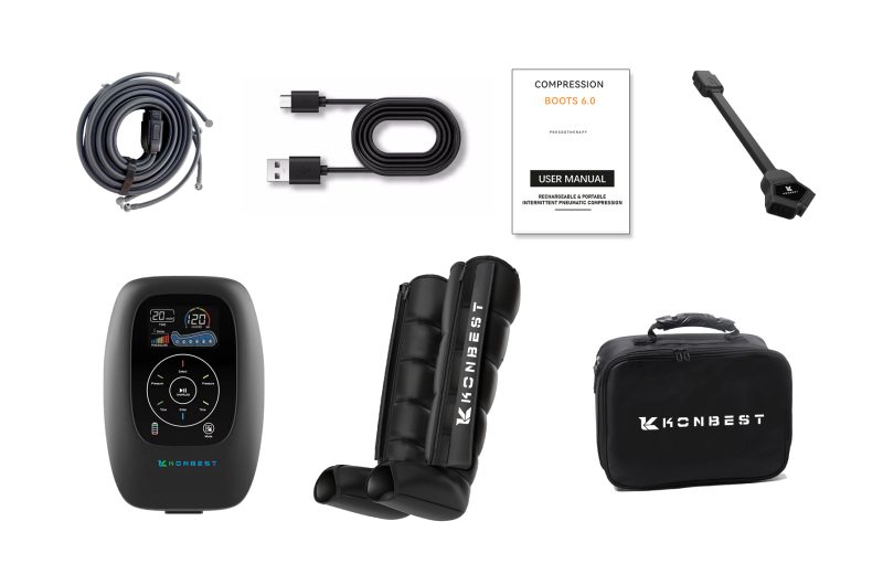 Konbest 9690K-D Air Compression Boots What's In Box