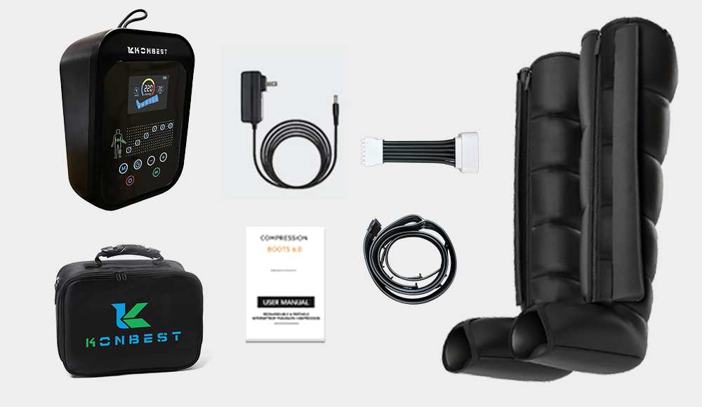 Konbest 9690K-M2 Air Compression Boots What's In Box