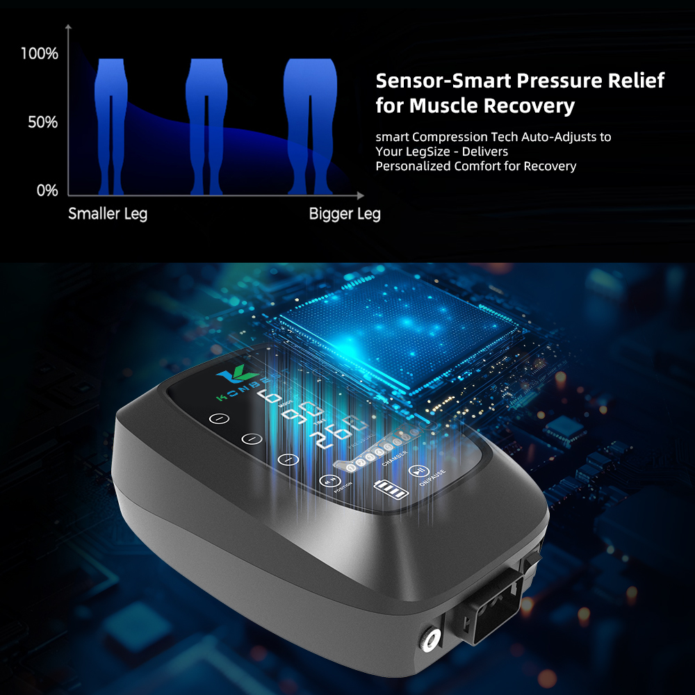 Konbest 9890K-B Air Compression Boots Smart Pressure Relief