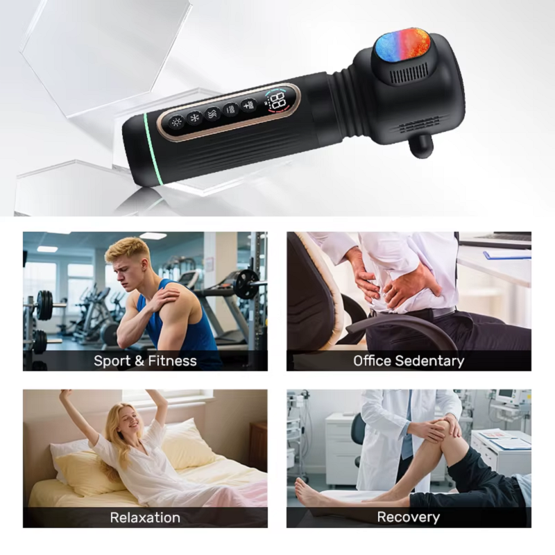 Heating and Cooling Massage Gun JM020 desc3