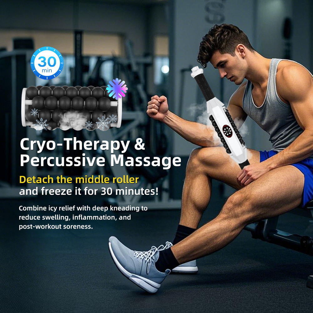 Electric Rolling Percussive Massage Stick RM02 desc