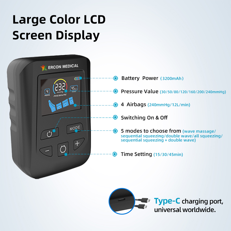 ERCON 9690K B Air Compression Boots