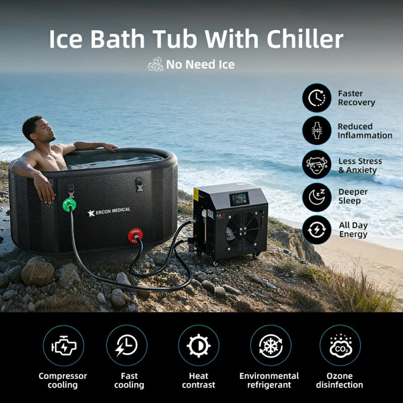 ERCON CB02 Ice Bath Tub With Chiller