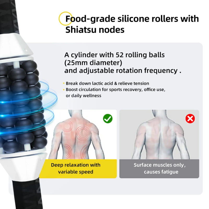 RM02 Electric Rolling Percussive Massage Stick