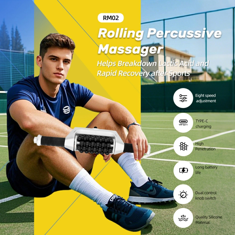 RM02 Electric Rolling Percussive Massage Stick