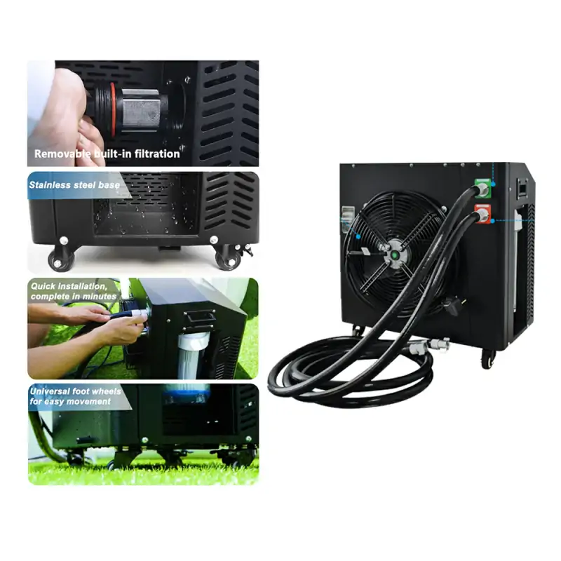 ERCON Ice Bath Tub With APP Remote Control Chiller