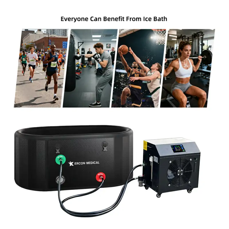 ERCON Ice Bath Tub With APP Remote Control Chiller
