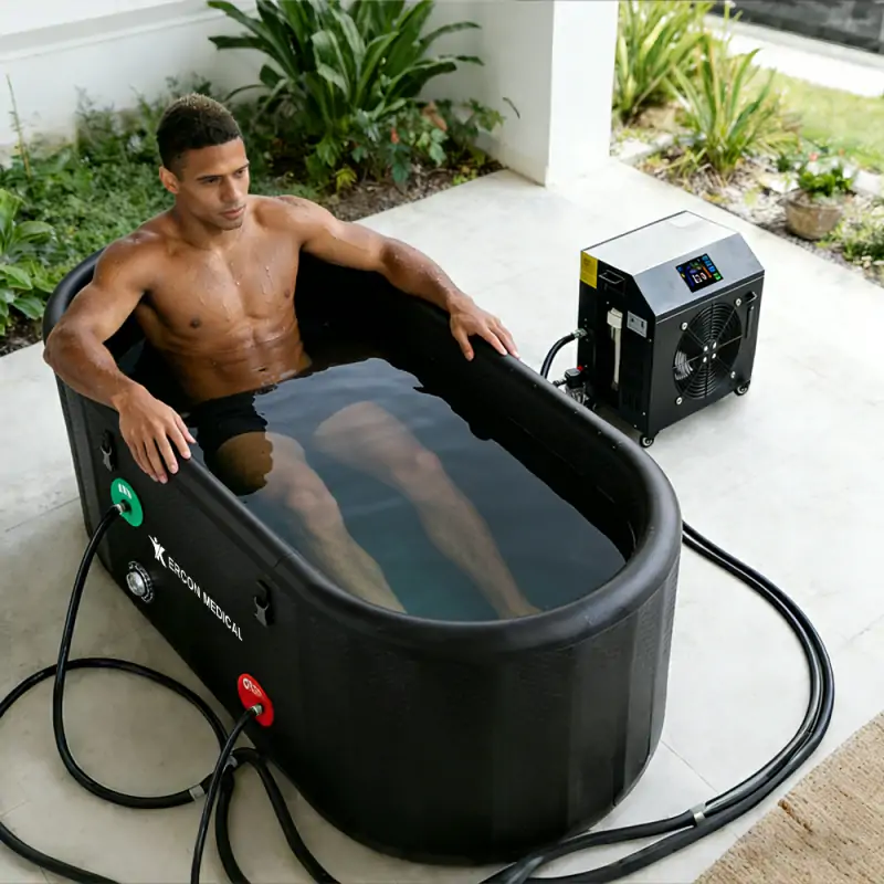 ERCON Ice Bath Tub With APP Remote Control Chiller des1