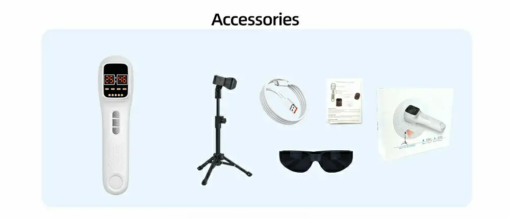 ERCON Handheld Red Light Therapy Device Package