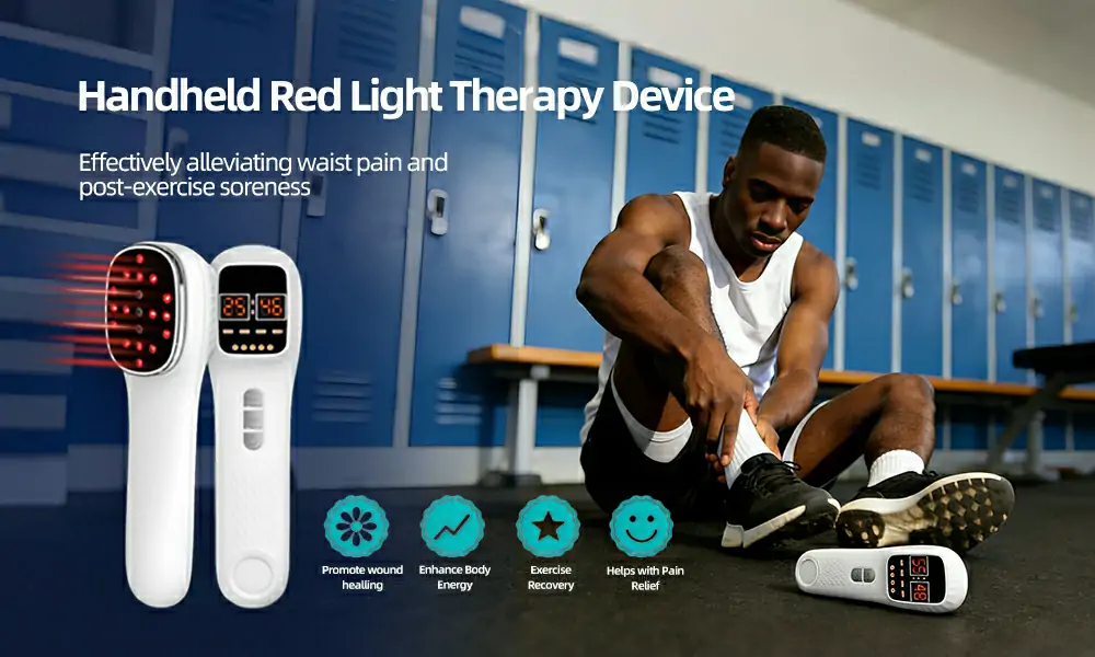 ERCON Handheld Red Light Therapy Device RL101 des1