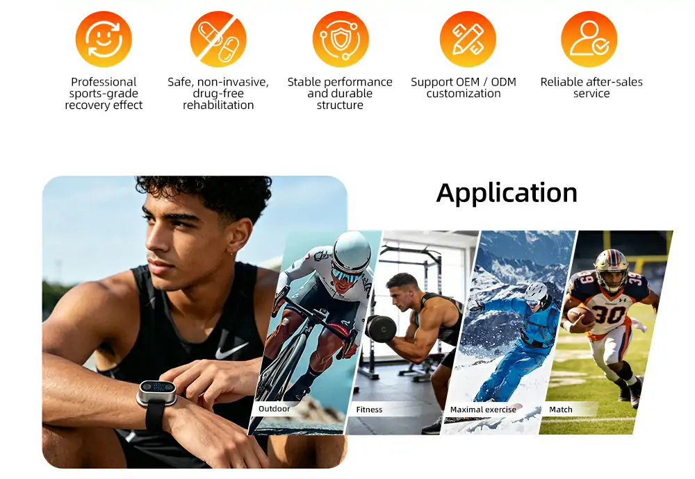 ERCON Portable, Dispositivo portátil de terapia de luz roja RL201 des2