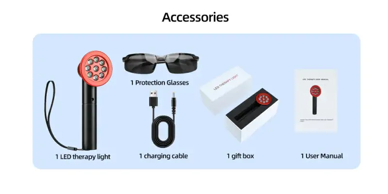 ERCON Red Light Therapy Device RL105 Package