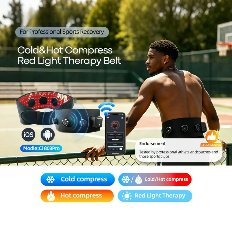 Cold & Hot Compress Red Light Therapy Belt desc1