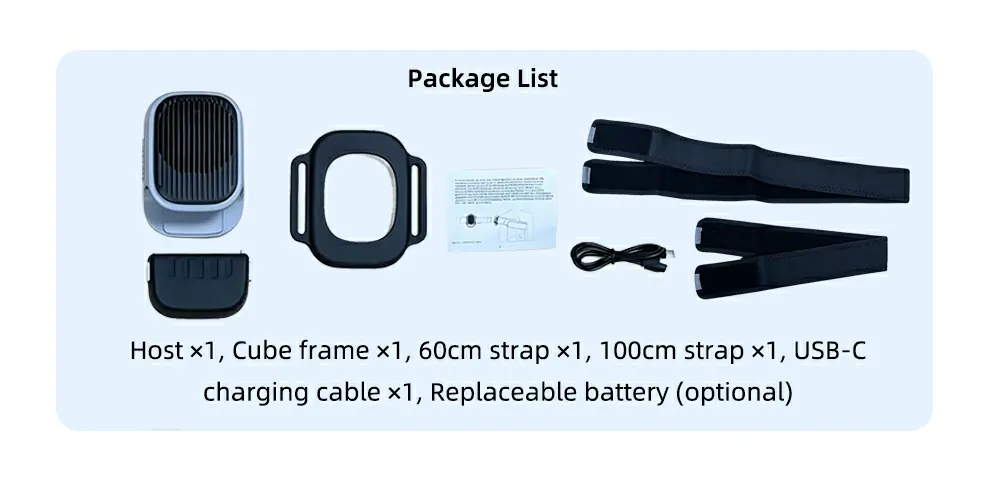 Mini Multifunctional Cold & Lista de pacotes do dispositivo de terapia quente CL803