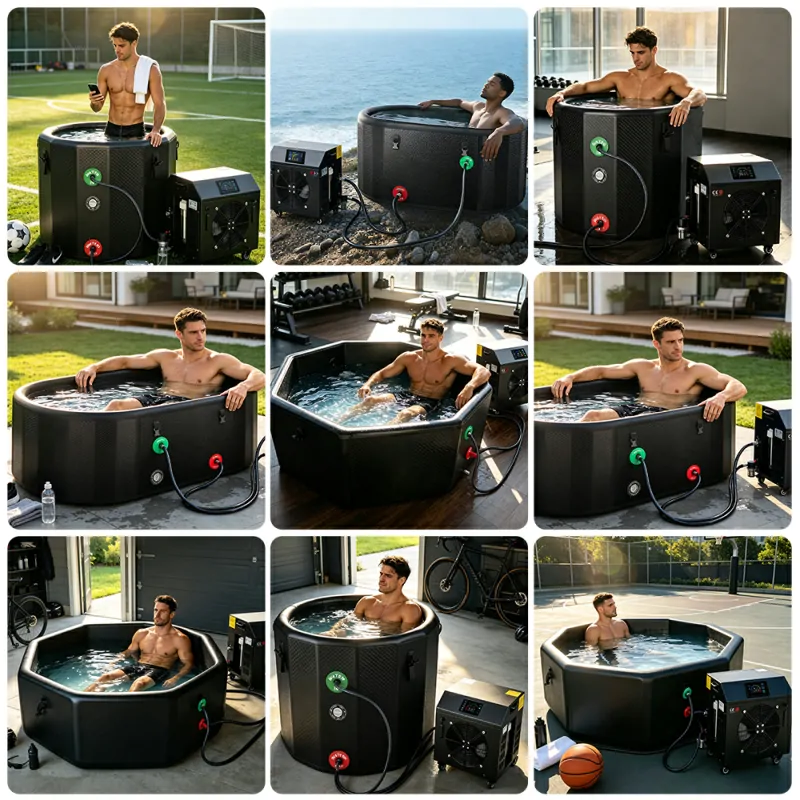 Ice Tube Bath With Smart APP Remote Control Chiller