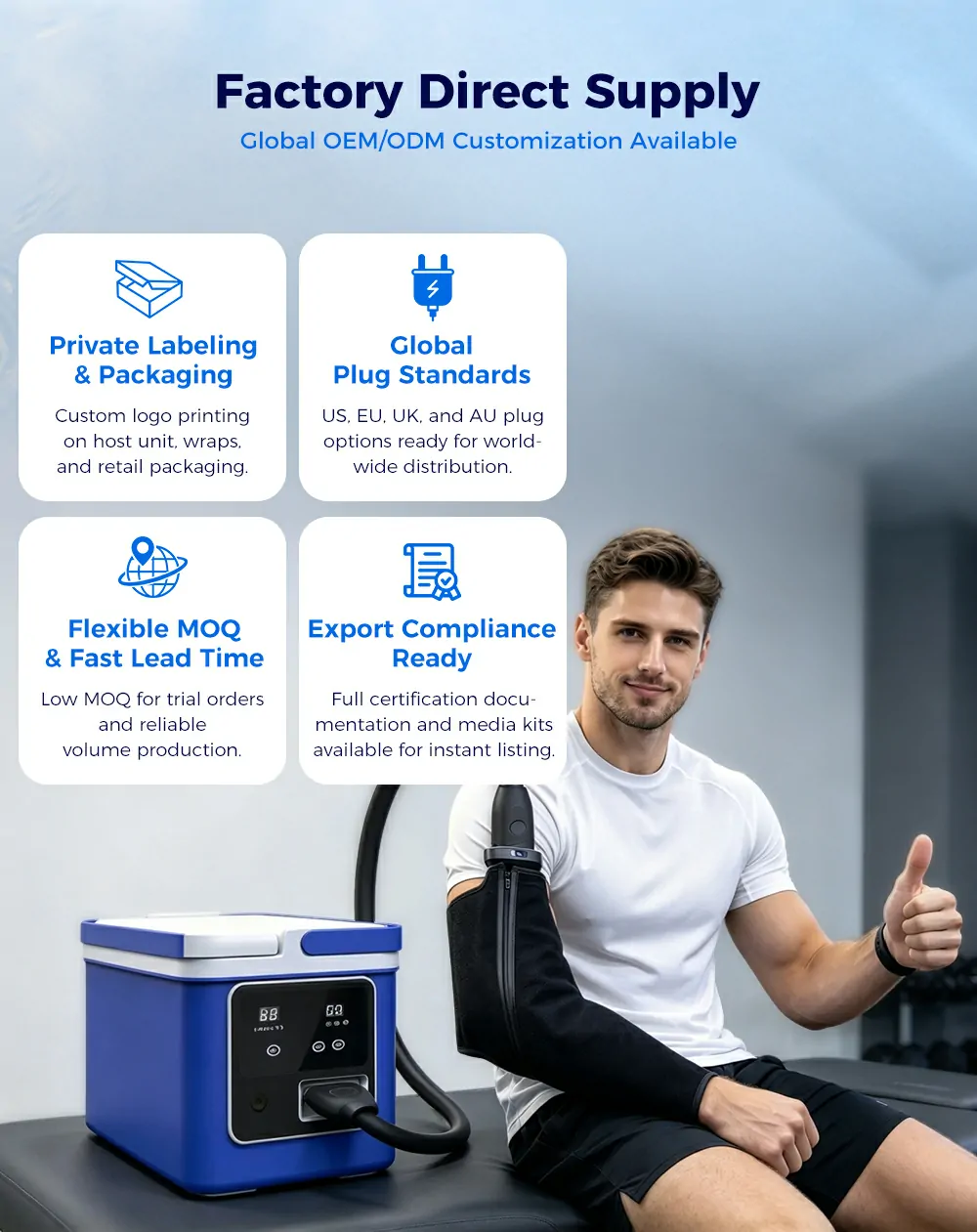 CL05B Integrated Ice & Macchina per terapia compressiva des9